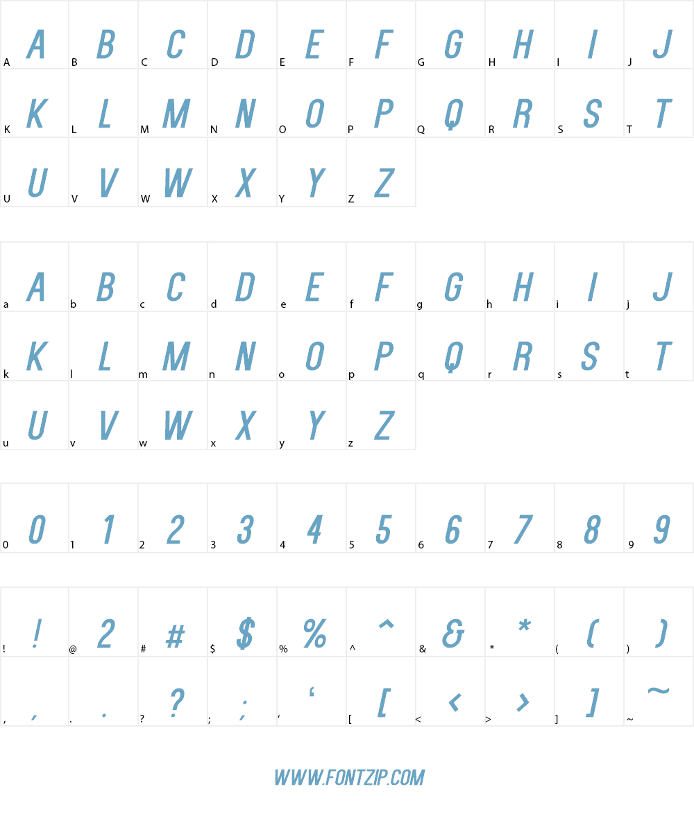 Kenzo Font Character